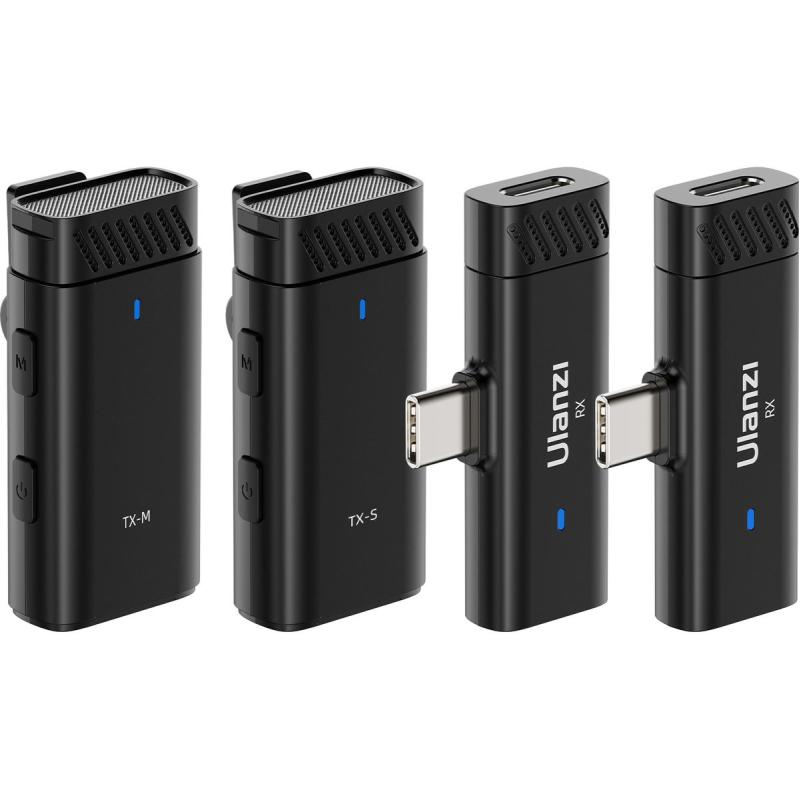 Ulanzi HM2301 Dual Transmitter Multi-Device Wireless Microphone