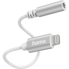 Hama Lightning Adapter To 3.5mm Audio Connection White