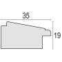 Zep BE457 Todi White 13x18 cm