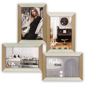 Zep Photo Frame DN496W Vercelli White 4Q 4X 10x15 cm