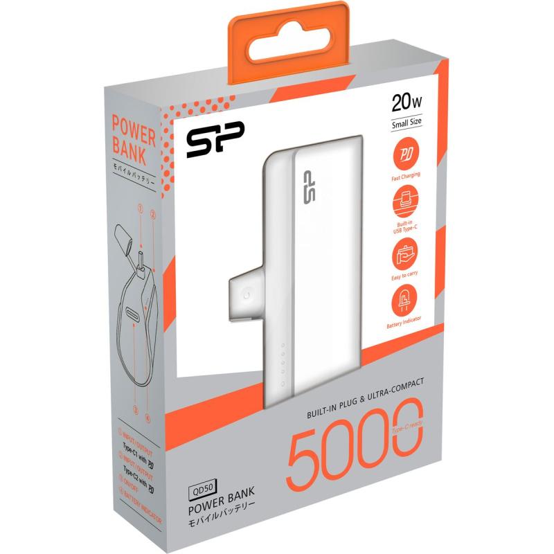 Silicon Power PowerBank QD50 5000mAh White