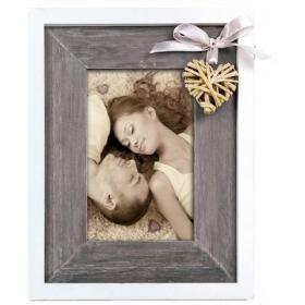 Zep Houten Fotolijst TY0846 Blaye Grijs/Wit 10x15cm