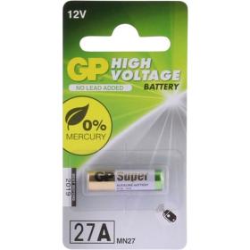 GP Hoog Voltage Alkaline Rondcel 27A (MN27) Blister 1