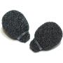 Rycote Miniature Lavalier Foams Black (1 Pack Of 2)