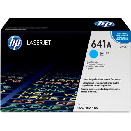 HP 641A Colour LaserJet Cartridge Cyan SC C9721A