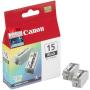 Canon BCI-15BK Ink Cartridge Black Standard Capacity 2 X 5.3
