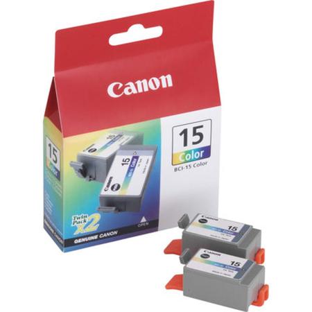 Canon BCI-15 Ink Cartridge Three Colours Standard Capacity 2