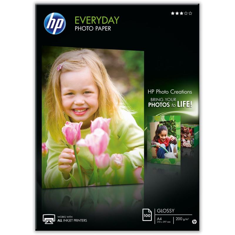 HP Q2510A Semi-Glossy Photo Pap 200G/M2 A4 100 Q2510A