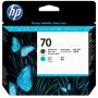 HP 70 Print Head Matt Black And Cyan SC C9404A