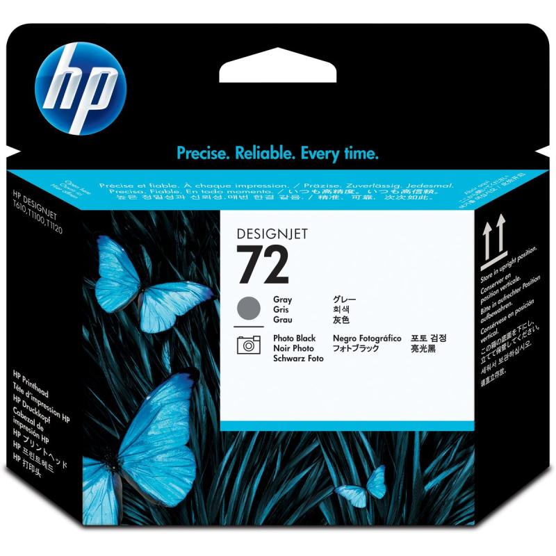HP 72 Print Head Grey And Photo Black SC C9380A