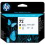 HP 72 Print Head Matt Black And Yellow SC C9384A