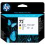 HP 72 Print Head Matt Black And Yellow SC C9384A