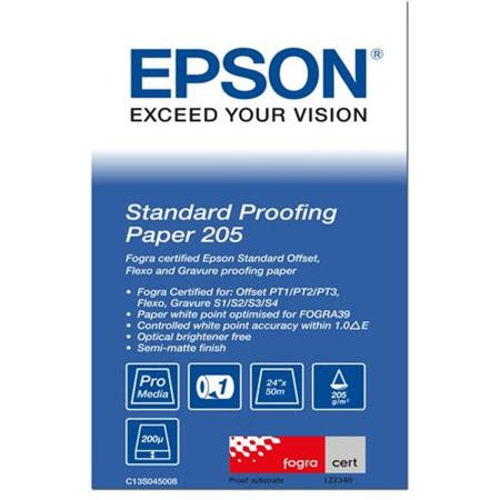 Epson S045008 Standard Proofing Paper Inktjet 205G/M2 610mm