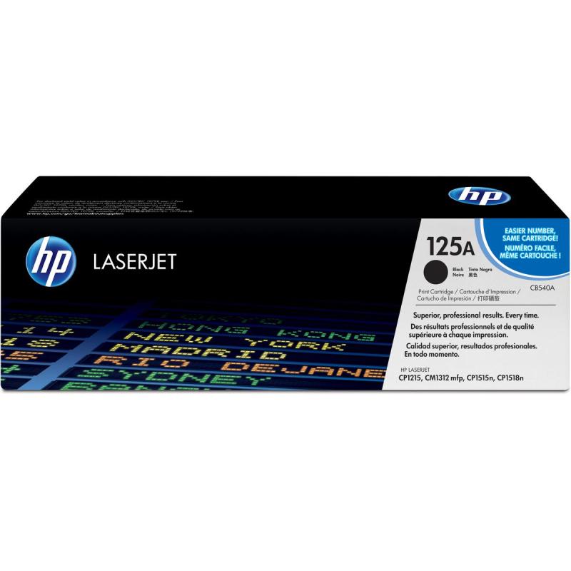 HP 125A Colour LaserJet Cartridge Black SC CB540A