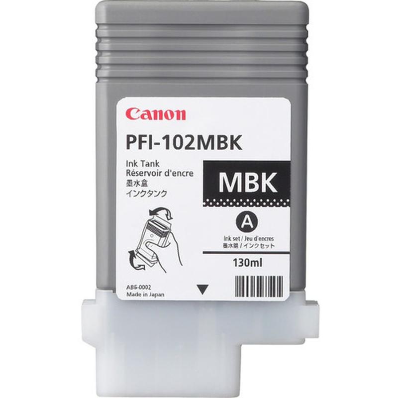 Canon PFI-102MBK Dye Ink Cartridge Matt Black Standard Capacit