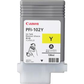 Canon PFI-102Y Dye Ink Cartridge Yellow Standard Capacity 13