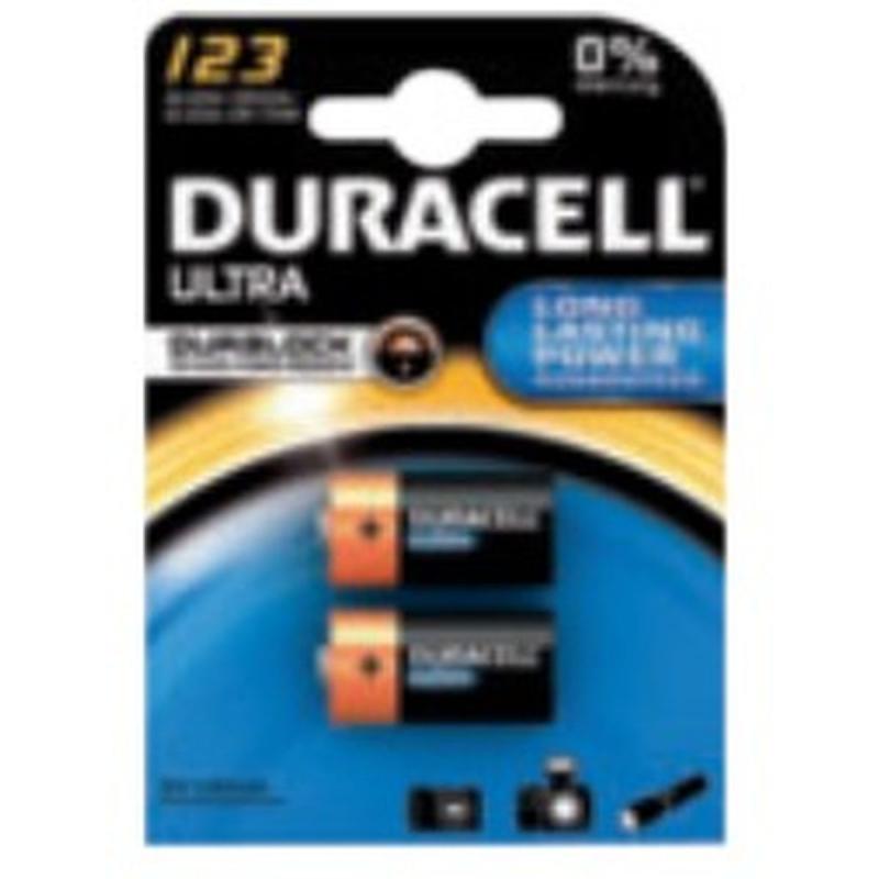 Duracell Lithium Battery 123 2-PAK VE-10