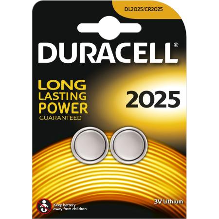 Duracell Battery Lithium 2025 2-PAK VE-10