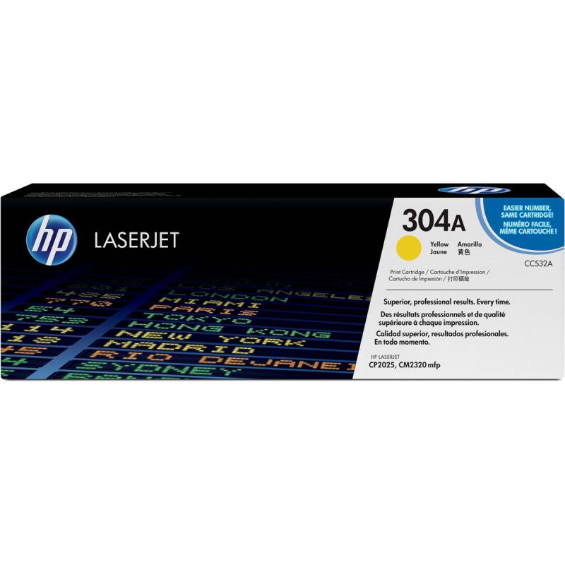 HP 304A Colour LaserJet Cartridge Yellow SC ColorSphere CC53