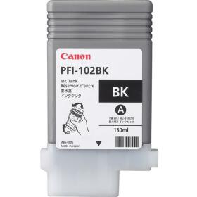 Canon PFI-102BK Dye Ink Cartridge Black Standard Capacity 13