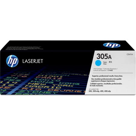 HP 305A LaserJet Cartridge Cyan SC CE411A