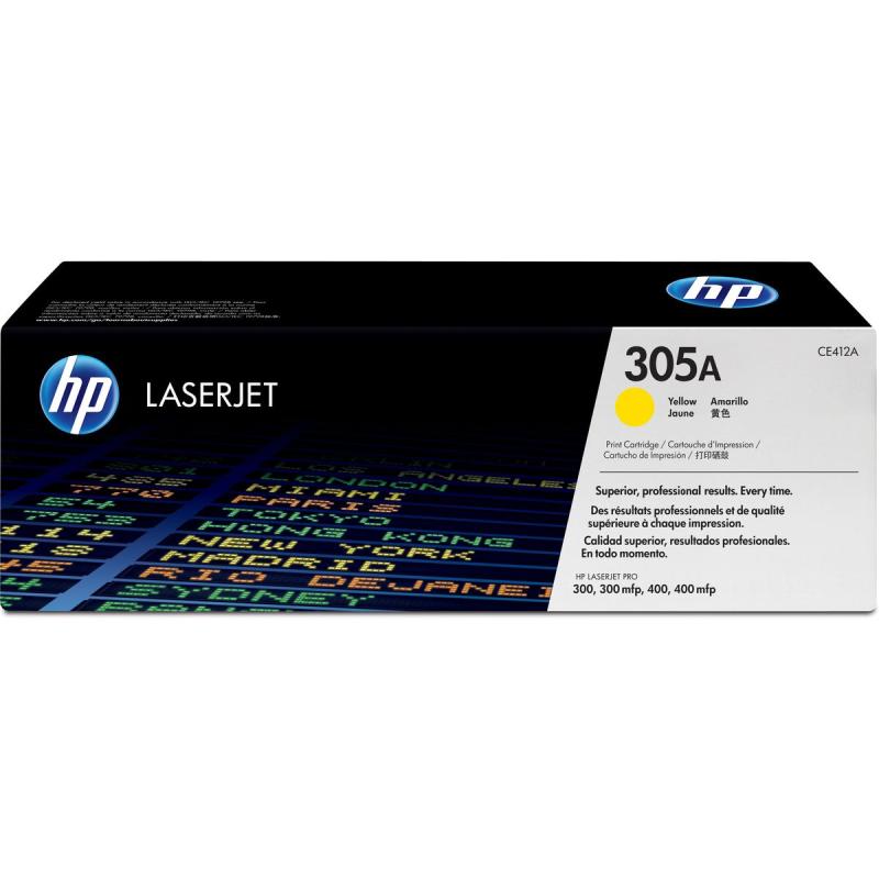 HP 305A LaserJet Cartridge Yellow SC CE412A