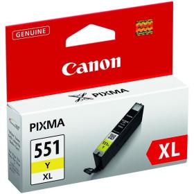 Canon CLI-551XLY Ink Cartridge Yellow High Capacity 700 Page
