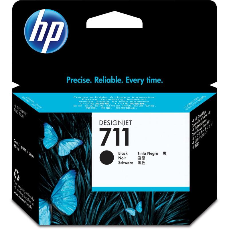 HP 711 Black HC 80ml CZ133A
