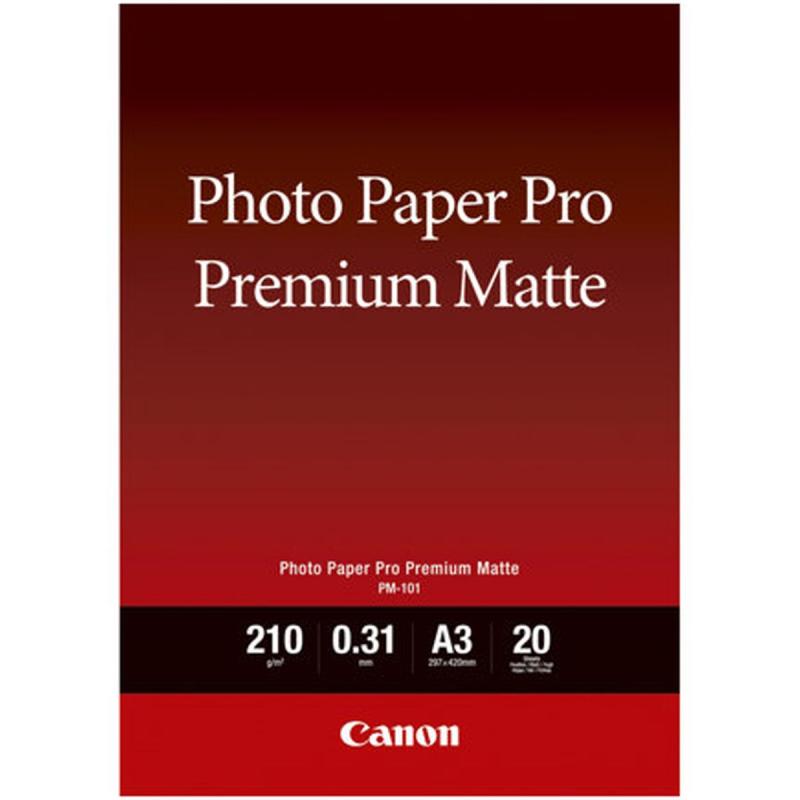 Canon Photo Paper Premium Matte A3 20 Sheets