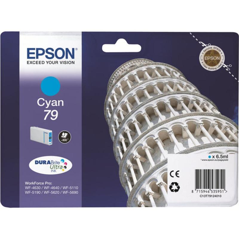 Epson 79 Ink Cartridge Cyan Standard Capacity 6.5ml 800 Pag