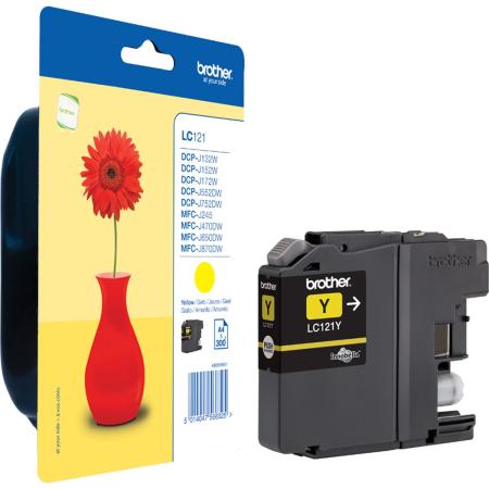 Brother LC-121 Ink Cartridge Yellow Standard Capacity