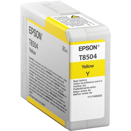 Epson T850400 Yellow UltraChrome HD Ink 80ml