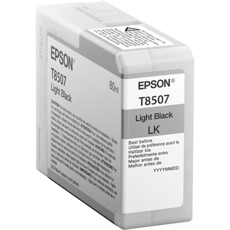 Epson T850700 Light Black UltraChrome HD Ink 80ml