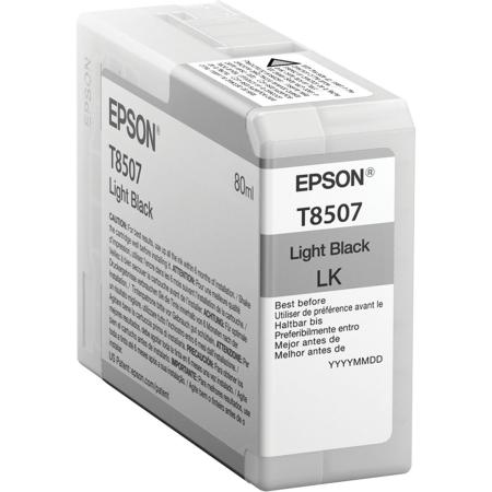 Epson T850700 Light Black UltraChrome HD Ink 80ml