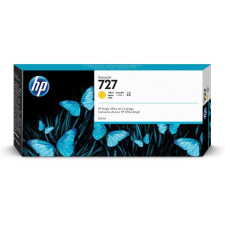 HP 727 300-ml Yellow F9J78A