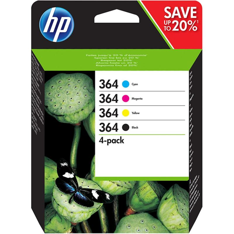HP 364 CMYK Combo 4-pack SC N9J73AE
