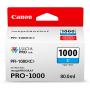 Canon PFI-1000 Cyan 0547C001