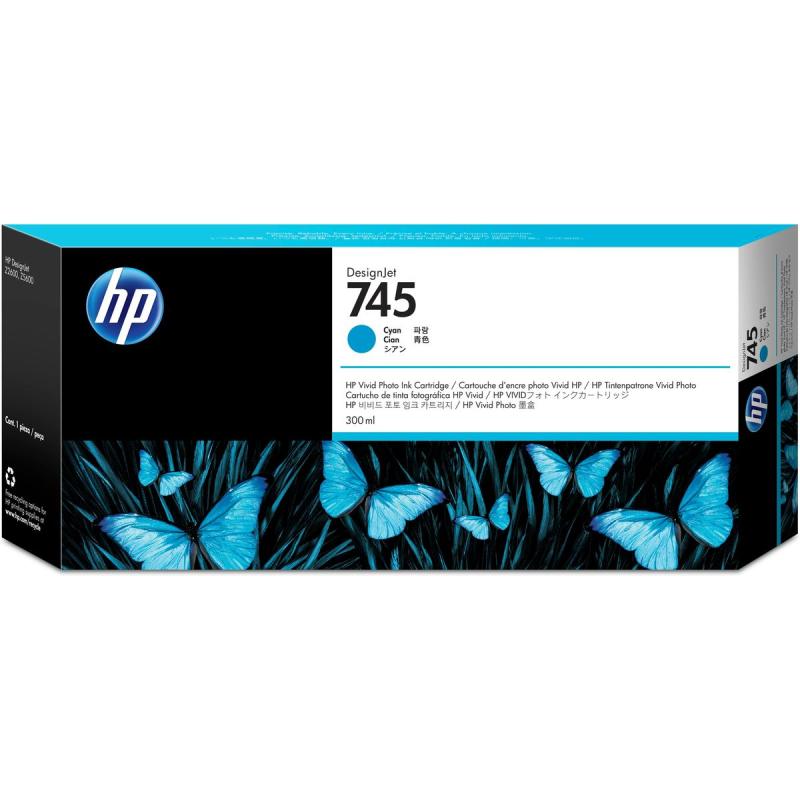 HP 745 Cyan 300 ml F9K03A