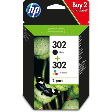 HP 302 Combo 2-pack X4D37AE