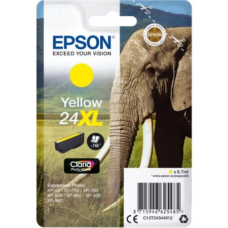 Epson 24XL Yellow CH 8.7ml RF-AM Blister