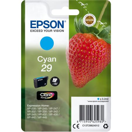 Epson 29 Cyan Fraise Claria Home T29824022