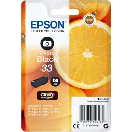 Epson 33 Oranges Black Photo Premium Claria