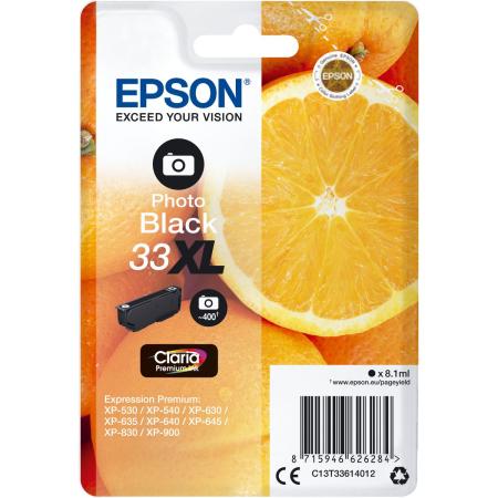 Epson 33XL Oranges Premium Black Photo Claria