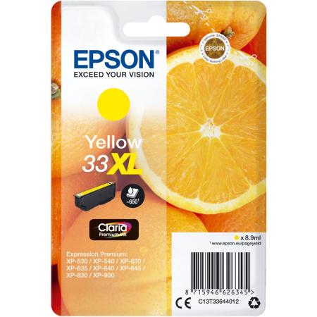 Epson 33XL Oranges Claria Premium Yellow XL