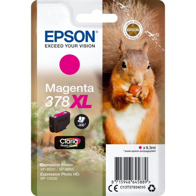 Epson Magenta 378XL Eekhoorn Clara Photo HD Ink