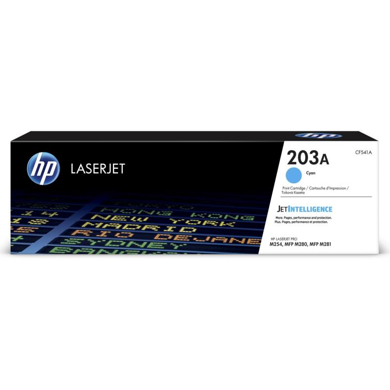 HP 203A Cyan LaserJet Cartridge CF541A