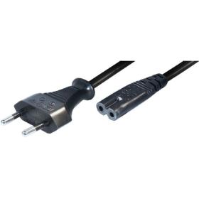 Nedis Powercable Europlug - IEC-320-C7 5.0 M Black