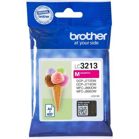 Brother 400-PAGE High-Capacity Magenta LC3213M