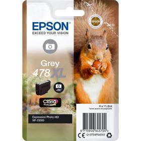 Epson 478XL Grey Claria Photo HD Ink Squirrel C13T04F64020