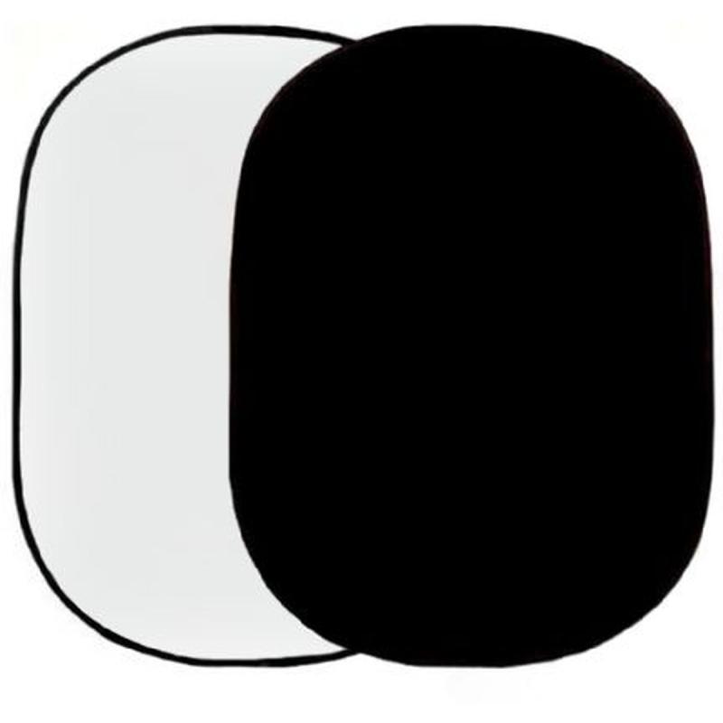 Falcon Eyes Background Board R-1482PU White/Black 148x200cm